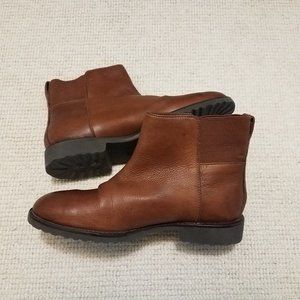 Johnston & Murphy Women's Brown Chelsea Flat Boots Booties - Size 7